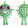 Virus Bacteria Mascot Costume Virus Outfit