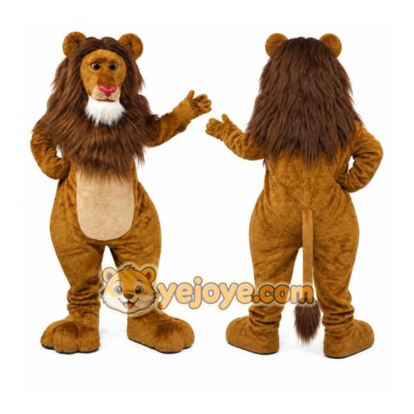Wally Lion Mascot Costume