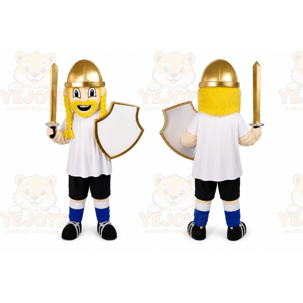 Warrior Knight Cavalier Paladin Mascot Costume