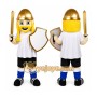 Warrior Knight Cavalier Paladin Mascot Costume