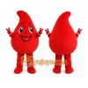 Water Drop Blood Adult Cartoon Mascot Costume Water Drop Blood Adult Cartoon Mascot Costume