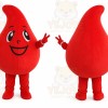 Water Drop Blood Adult Cartoon Mascot Costume