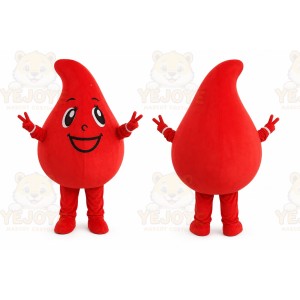 Water Drop Blood Adult Cartoon Mascot Costume
