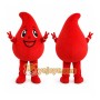 Water Drop Blood Adult Cartoon Mascot Costume