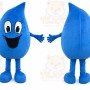 Water Drop Mascot Costume for Adults