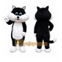 Black & White Kitten Cat Mascot Costume