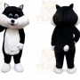 Black & White Kitten Cat Mascot Costume