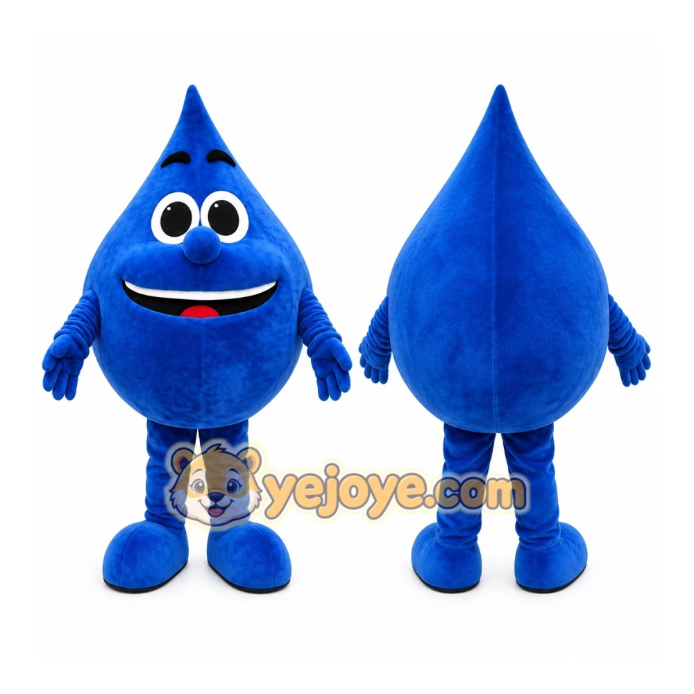 Water Drop Mascot Raindrop Costume Water Drop Mascot Raindrop Costume