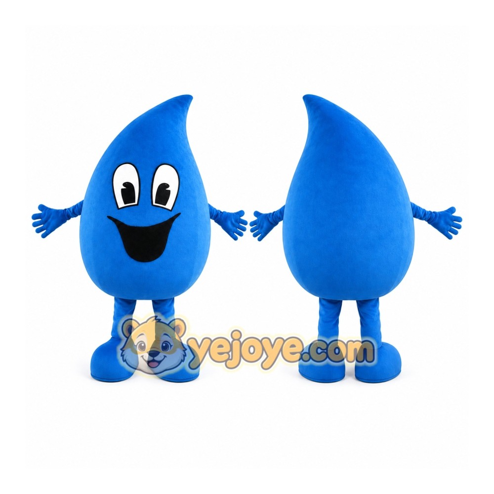 Water Droplets Mascot Costume Water Droplets Mascot Costume
