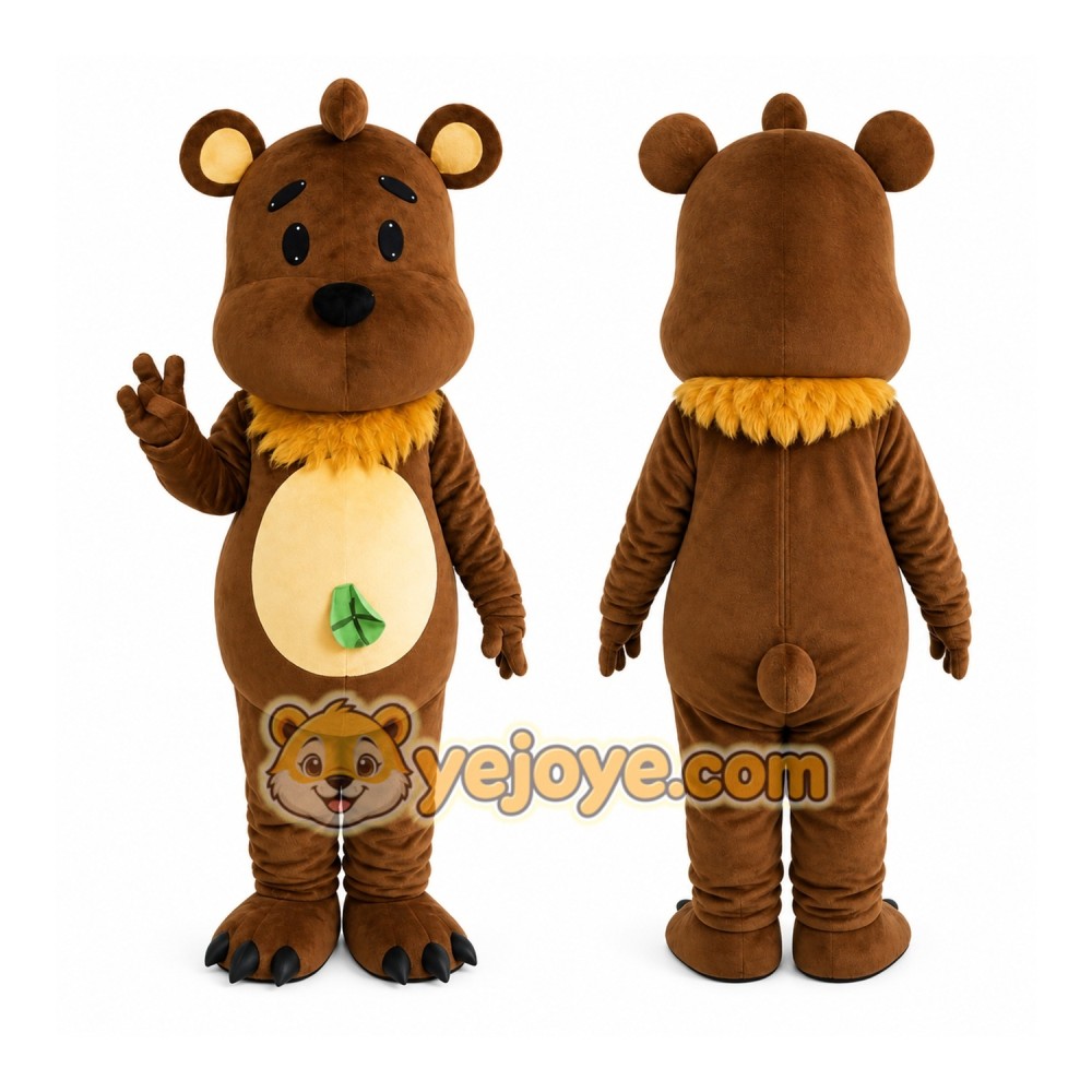 Brown Bear Mascot Costume Brown Bear Mascot Costume