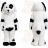 Black & White Spot Dog Mascot Costume
