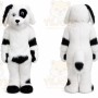 Black & White Spot Dog Mascot Costume