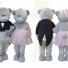 Wedding Teddy Bear Mascot Costumes