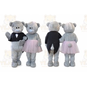 Wedding Teddy Bear Mascot Costumes
