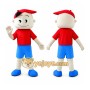 Wheel Hat Boy Mascot Costume