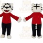 Whit Tiger Mascot Costume
