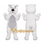 White Bear Animal Mascot Costume