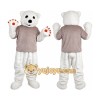 White Bear Mascot Costume for Adult
