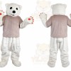 White Bear Mascot Costume for Adult