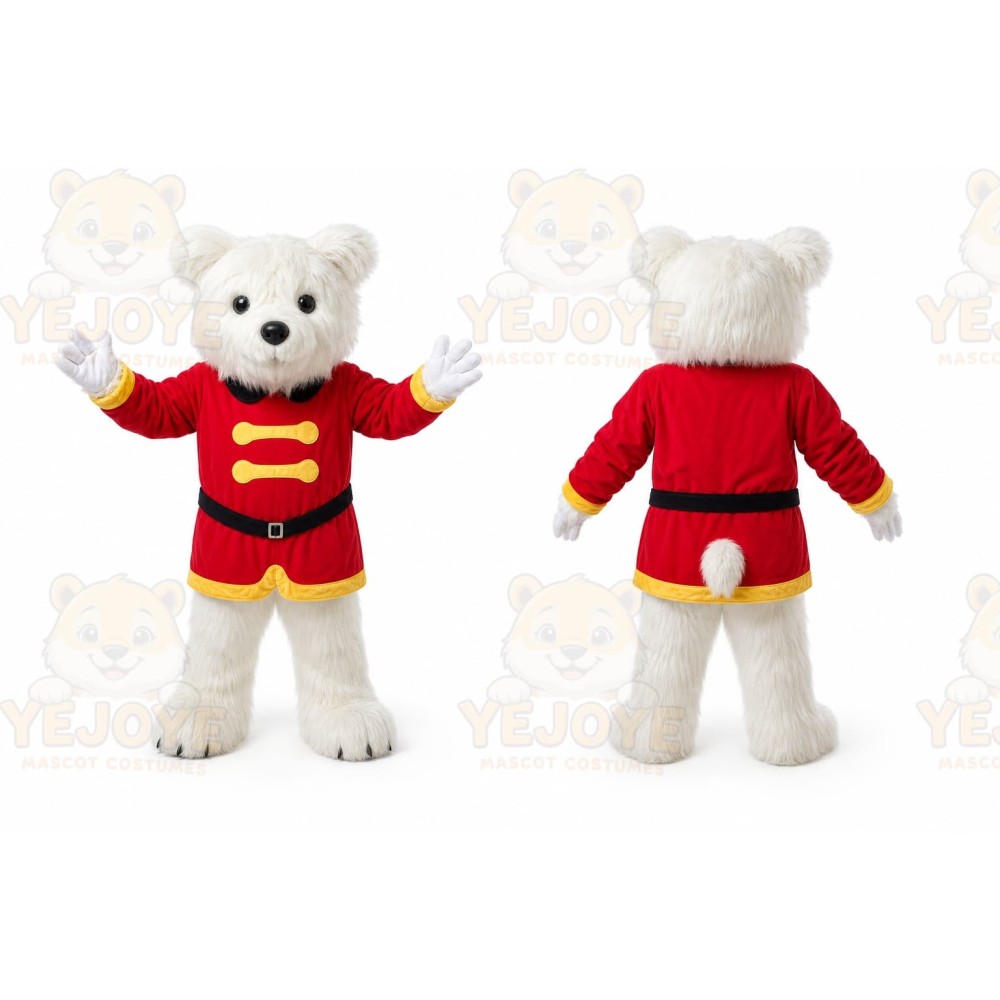 White Bear Mascot Costume Polar Bear