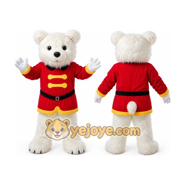 White Bear Mascot Costume Polar Bear
