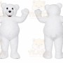 White Bear Mascot Costume