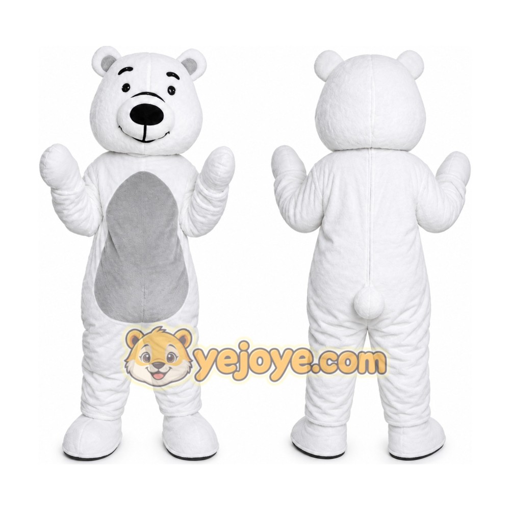 White Bears Mascot Costume White Bears Mascot Costume