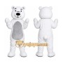 White Bears Mascot Costume