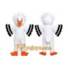 White Big Bird Eagle Mascot Costume
