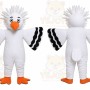 White Big Bird Eagle Mascot Costume