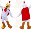 White Big Cock Mascot Costume for Adult