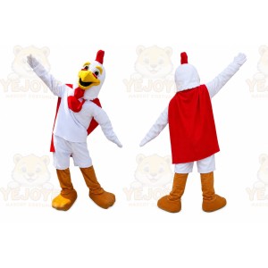 White Big Cock Mascot Costume for Adult