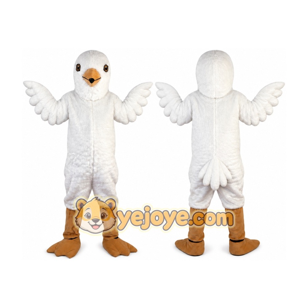 White Bird Eagle Mascot Costume for Adult