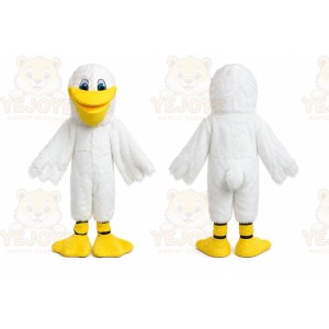 White Bird Mascot Costume Character Outfit