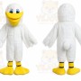 White Bird Mascot Costume Character Outfit