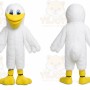 White Bird Turkey Plush Mascot Costume