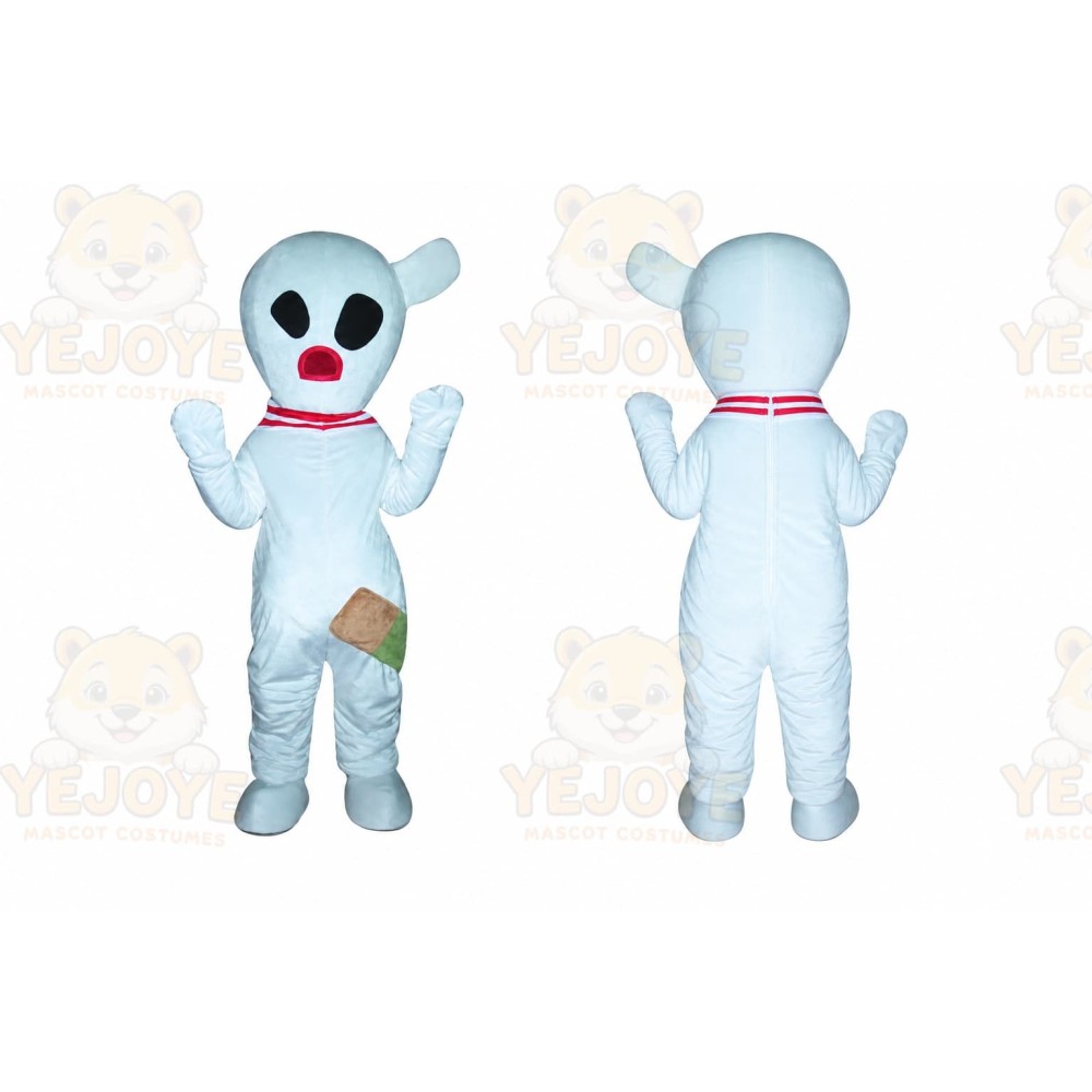 White Bottle Mascot Costume