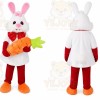 White Bunny Rabbit Mascot Costume