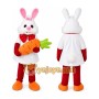 White Bunny Rabbit Mascot Costume