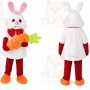 White Bunny Rabbit Mascot Costume