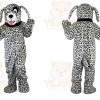 Black and White Dalmatian Dog Mascot Costume