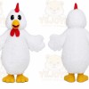 White Chicken Mascot Costume for Adult