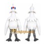 White Crane Bird Mascot Costume