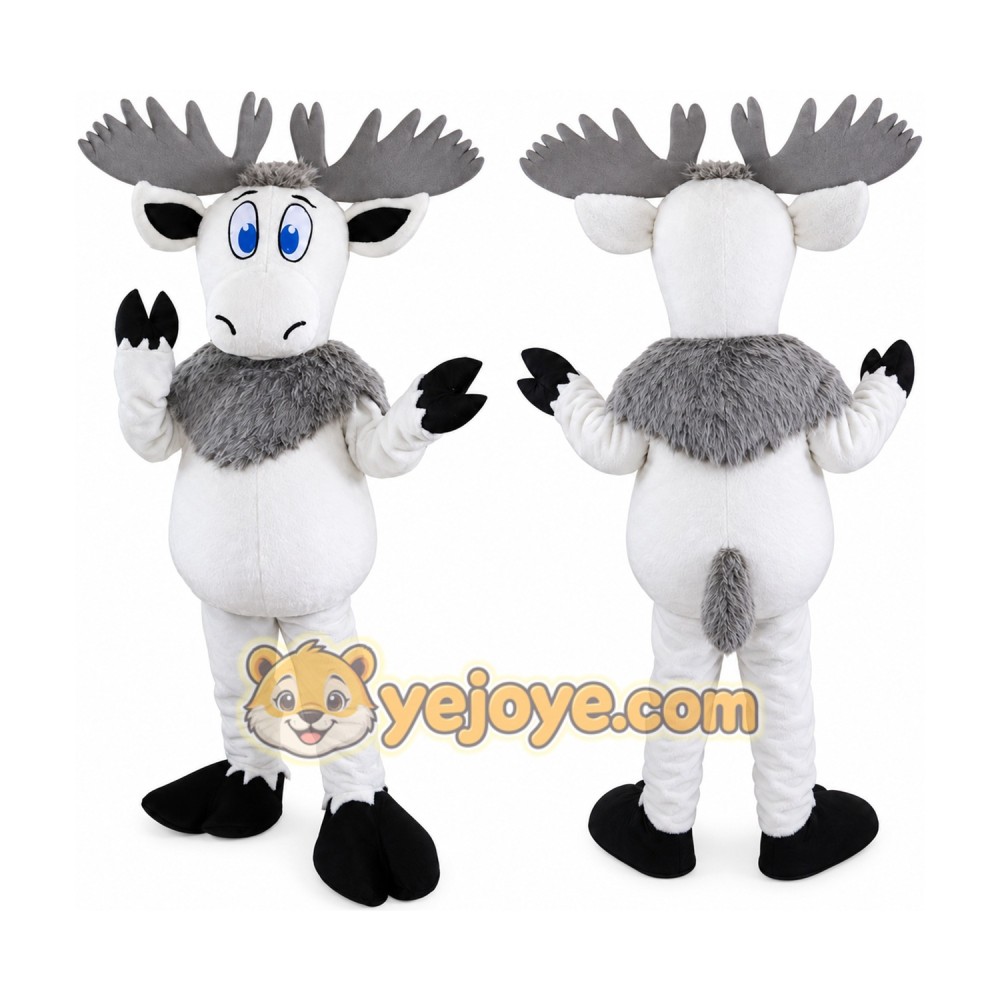 White Deer Costume Cosplay Outfits Cartoon Mascot Costume White Deer Costume Cosplay Outfits Cartoon Mascot Costume