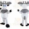 White Deer Costume Cosplay Outfits Cartoon Mascot Costume