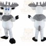 White Deer Costume Cosplay Outfits Cartoon Mascot Costume