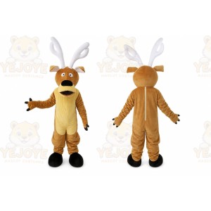 White Elk Wapiti Reindeer Caribou Deer Mascot Costume