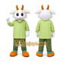 White Goat Mascot Costume