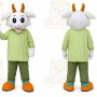 White Goat Mascot Costume