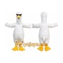 White Goose Mascot Costume